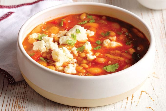 A bowl of Mexican Bean Soup