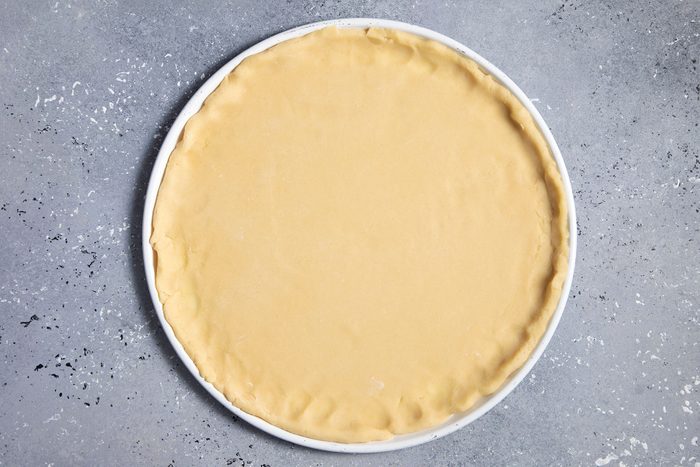 Dough on baking pan