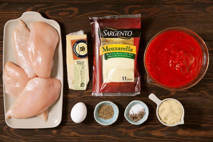 ingredients for Slow-Cooker Chicken Parmesan