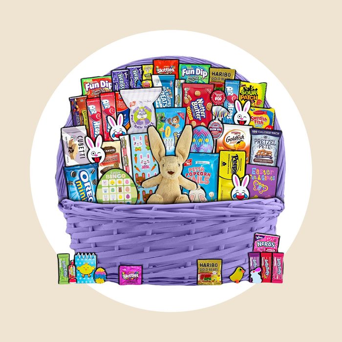 Filled Easter Gift Basket