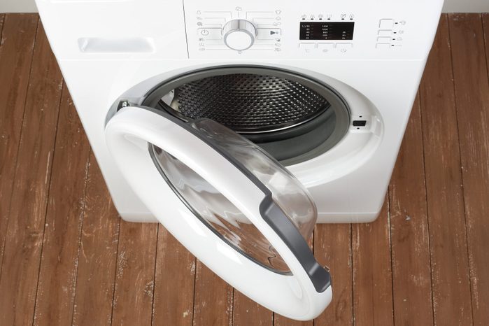 Home appliance - Top view open door Washing machine