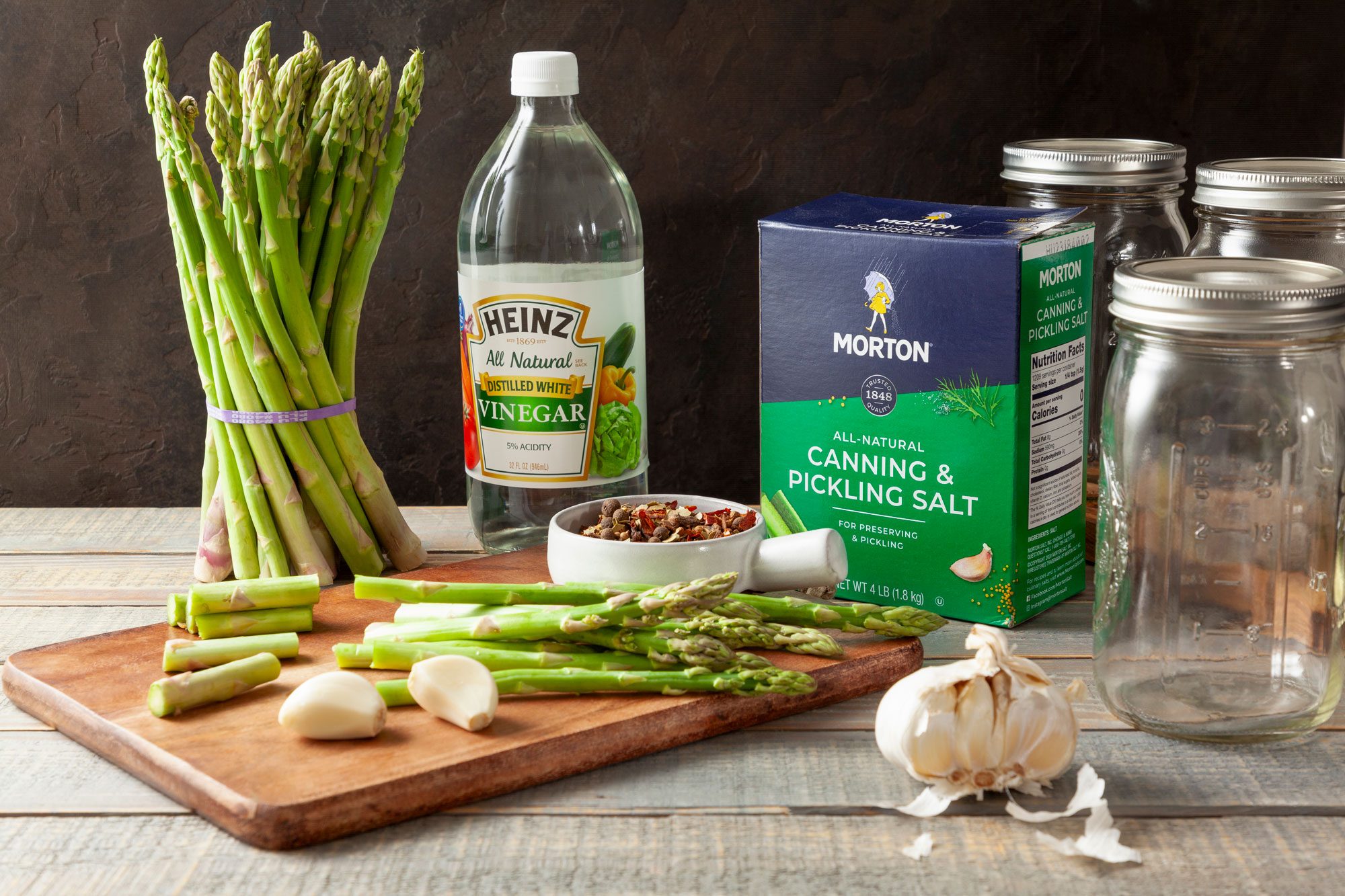 Ingredients for Pickled Asparagus