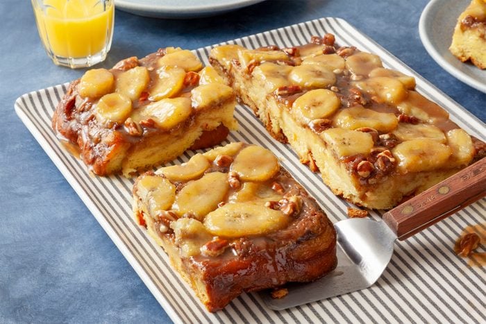 Bananas Foster Baked French Toast