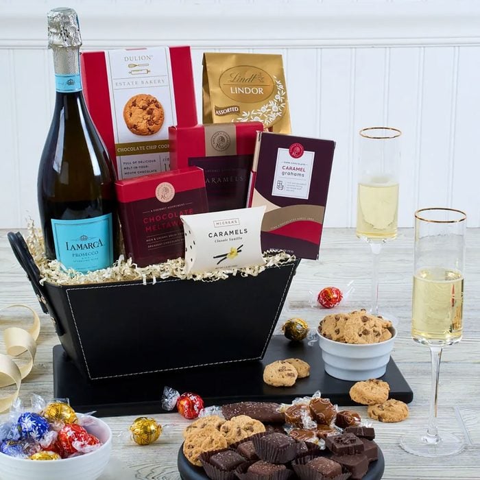 Champagne & Truffles Gift Basket Prosecco Ecomm Via Gourmetgiftbaskets.com