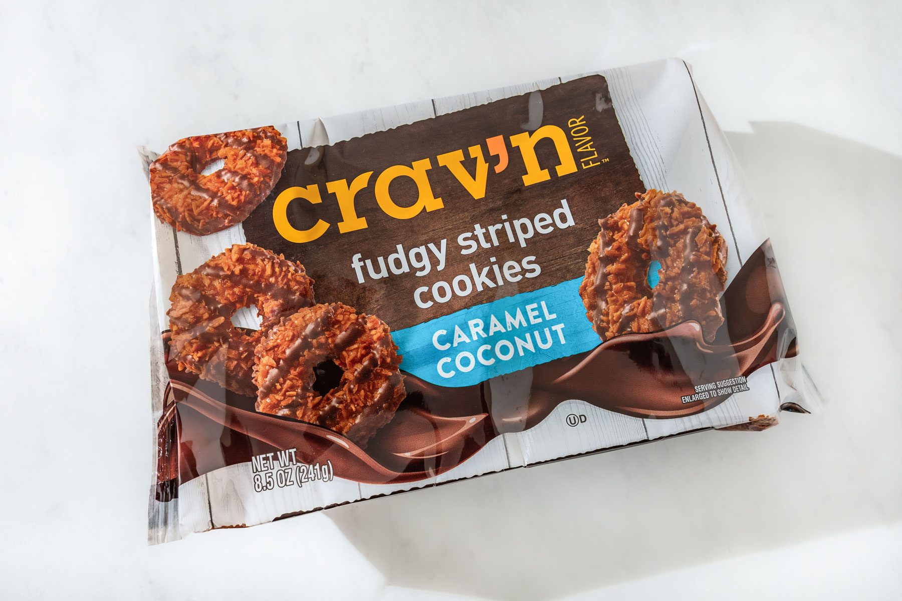 Cravn Caramel Coconut Fudgy Striped Cookies