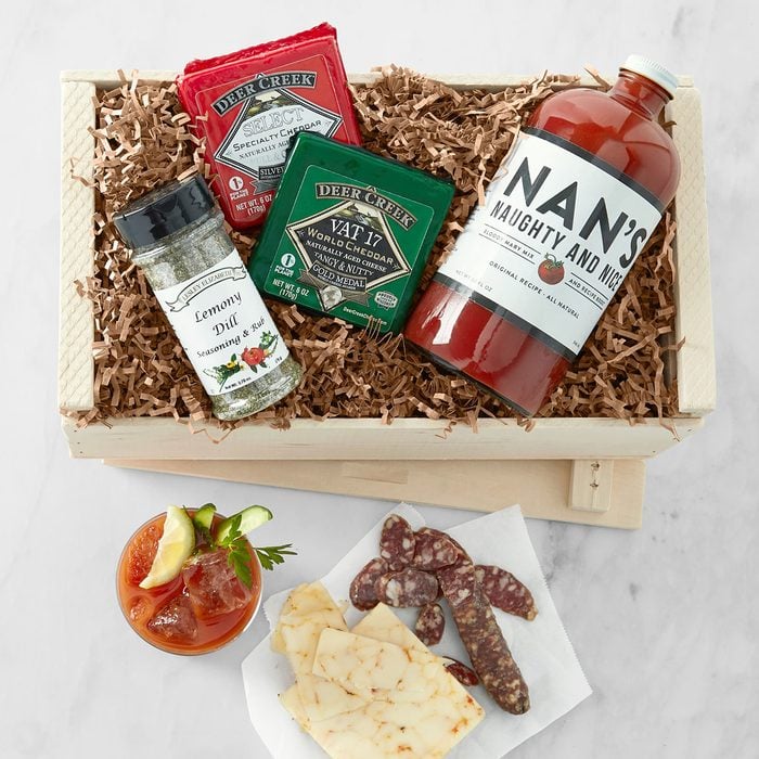 Deer Creek Bloody Mary & Cheese Gift Crate Ecomm Via Williams Sonoma.com
