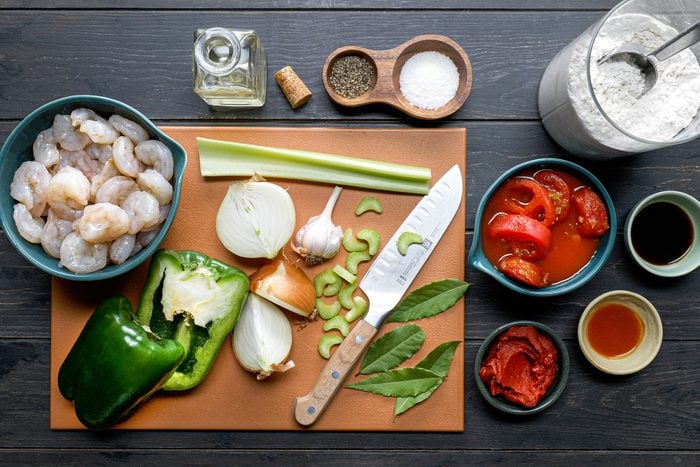 Ingredients for Shrimp Creole