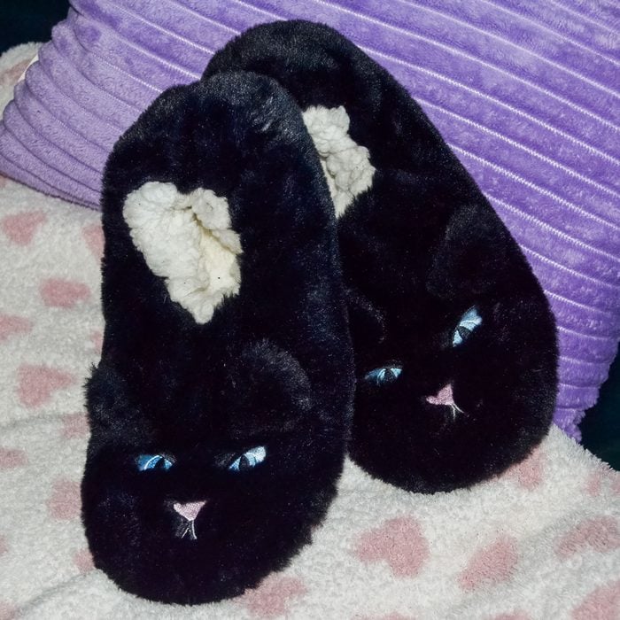 Furry Cat Slippers