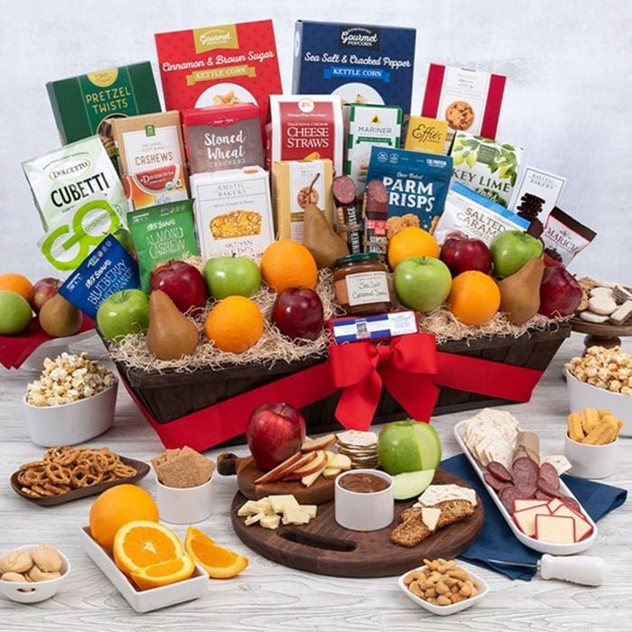 Fruit And Gourmet Gift Basket