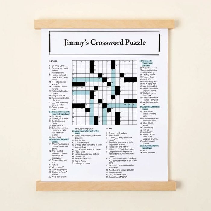 Personalized Crossword Puzzle