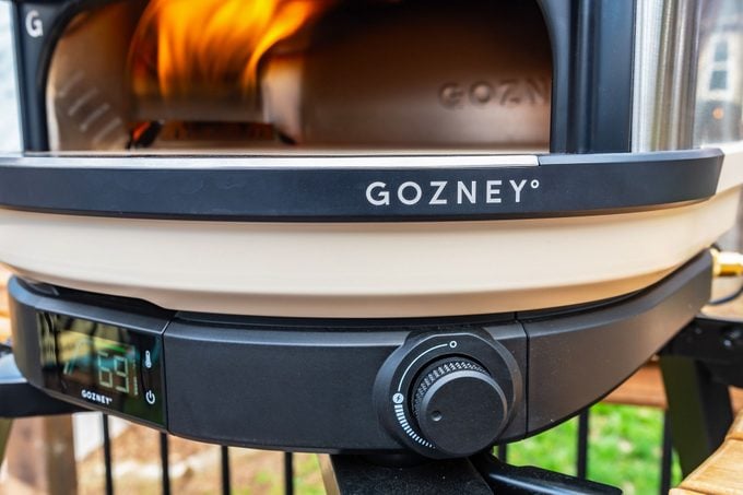 Ignition Dial on Gozney Arc Pizza Oven