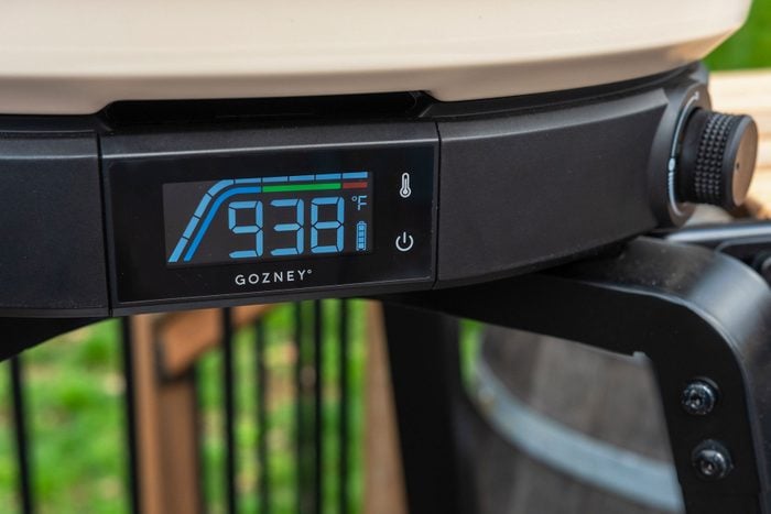 Digital Temperature display on Gozney Arc Pizza Oven